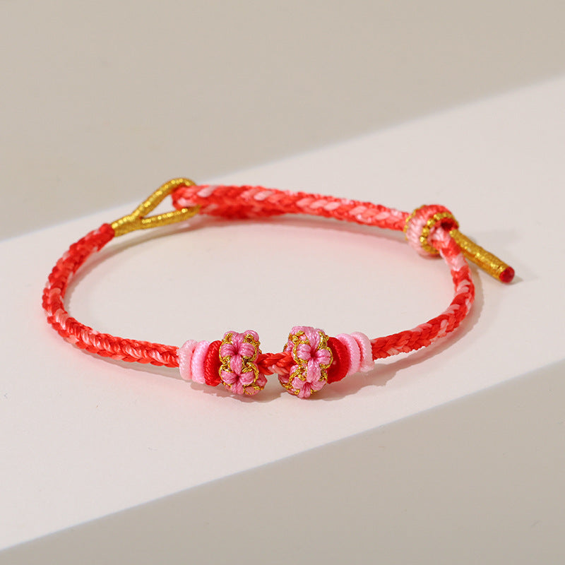Festival Beads Threading Wear Gold Lucky Bracelets