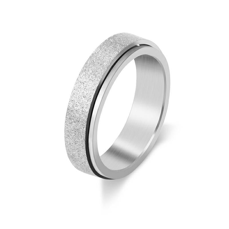 Moon Rotatable Titanium Steel Decompression Female Rings