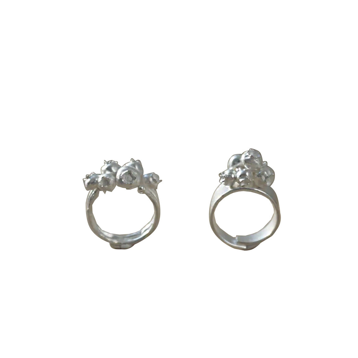 Blueberry Fruit Female Personality Three-dimensional Shape Design Temperament Ring