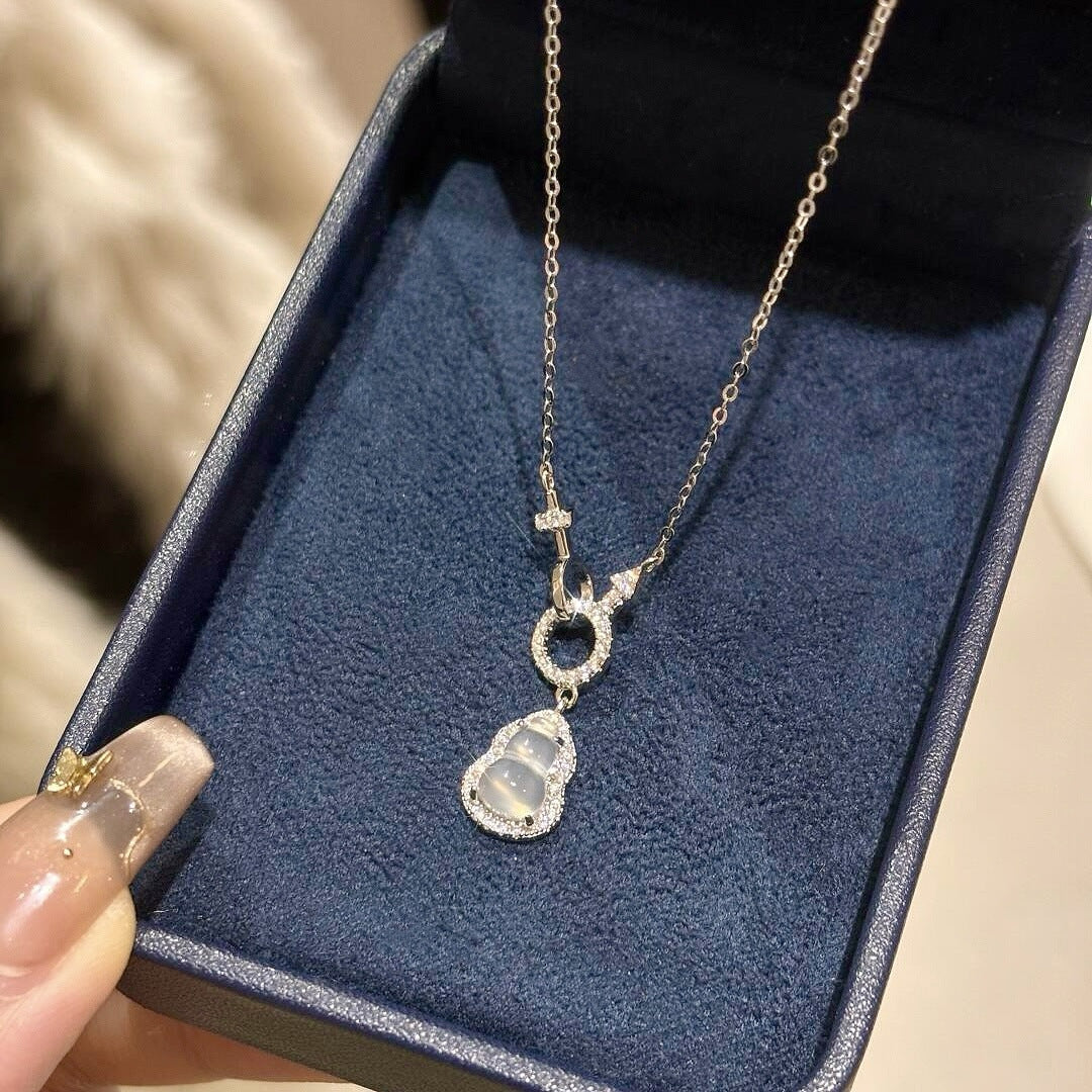 Chinese Style Gourd Light Luxury Minority Design Advanced Clavicle Chain Pendants