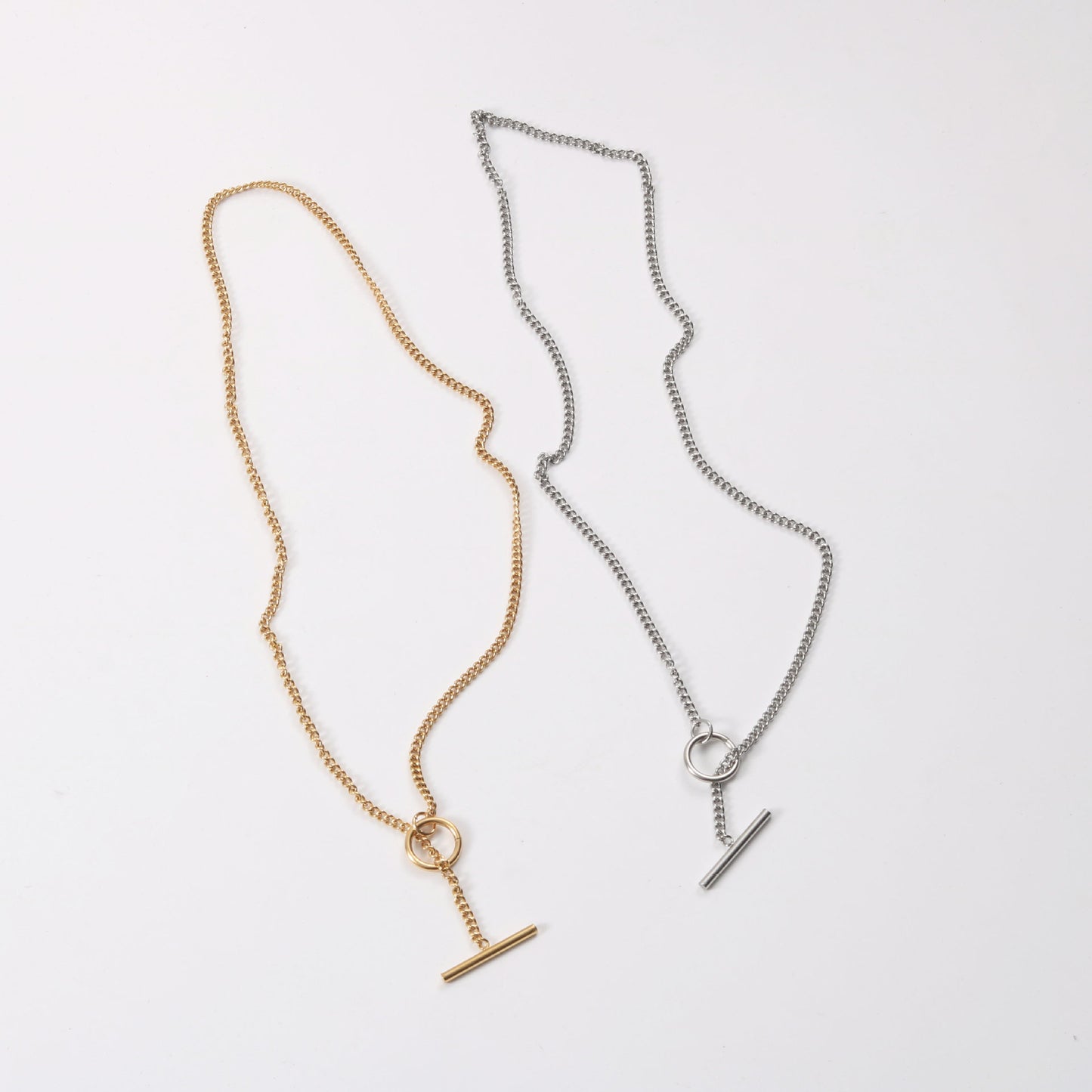 Accessories Denim Chain Gold-plated Titanium Steel Necklaces