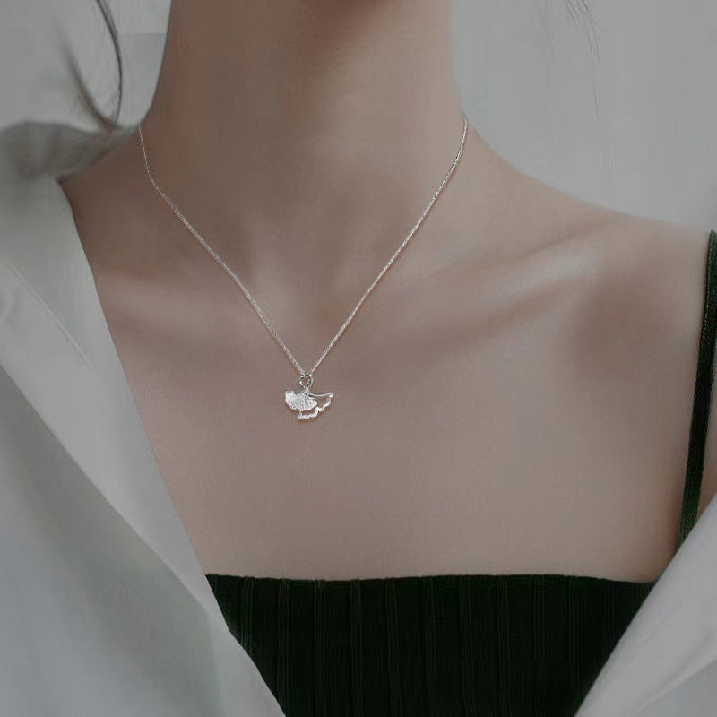 Women's Minority College Style Minimalist Design Clavicle Necklace