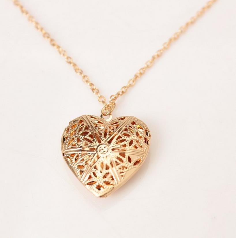 Love Frame Box Openable Sweater Chain Necklace