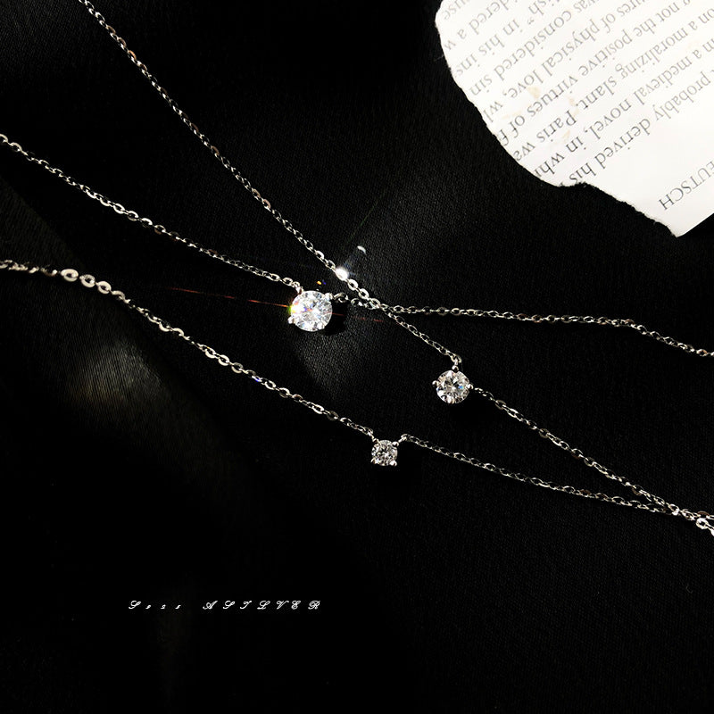 Female Niche Design Clavicle Chain Light Luxury Exquisite Fairy Simple Necklaces