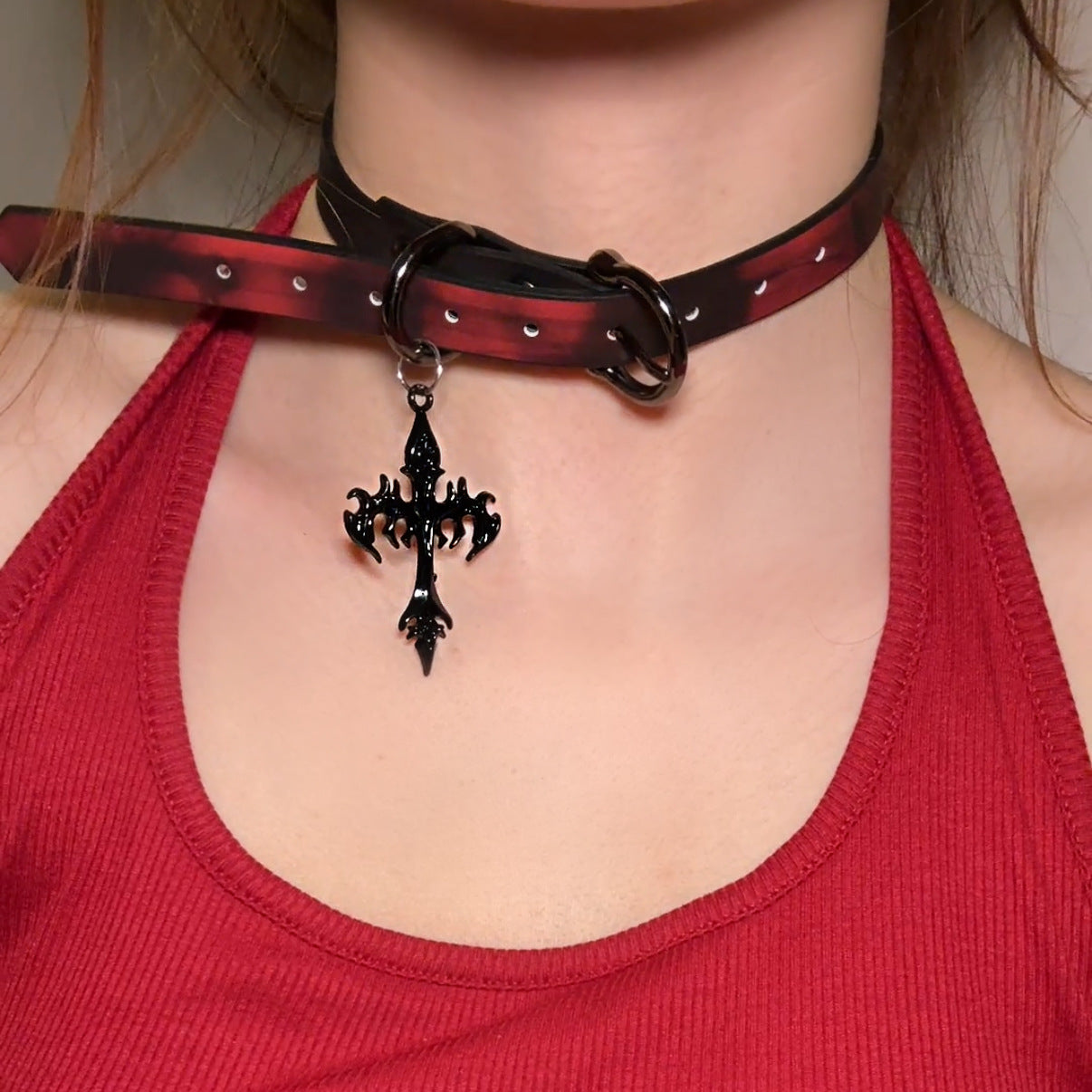 Women's Warm Color Changing Leather Hot Senior Clavicle Collar