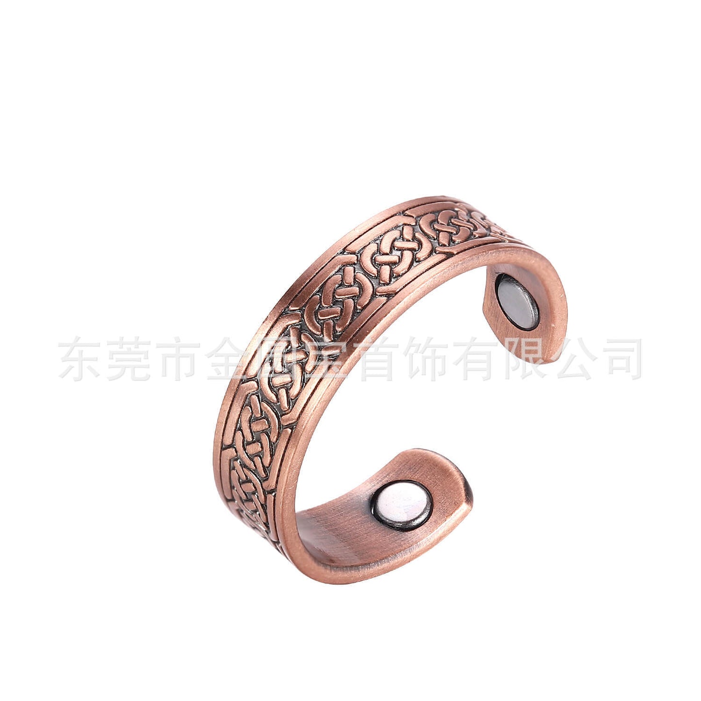 Pure Copper Red Open Magnetic Energy Female Niche Rings