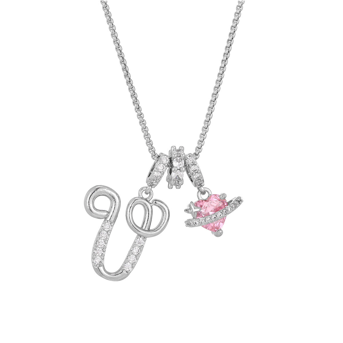 Dopamine English Letter Light Luxury Minority High Pendants