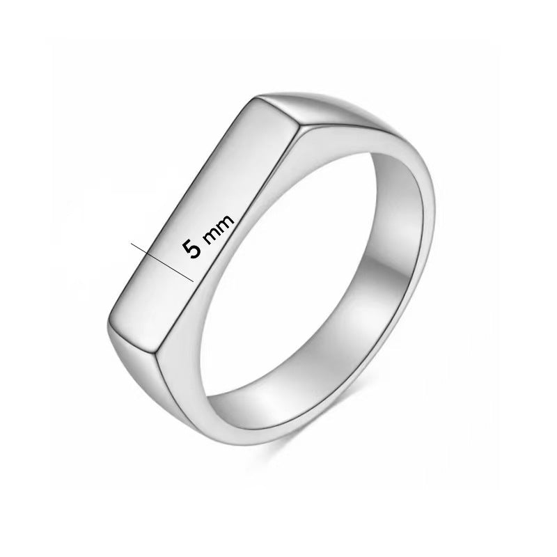Women's & Men's Plate Geometric Simple High Sense Affordable Luxury Style Bracelets