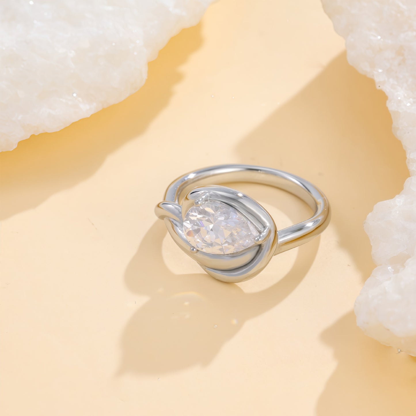 Titanium Steel Female Light Luxury High-grade Sense Does Not Fade Ring