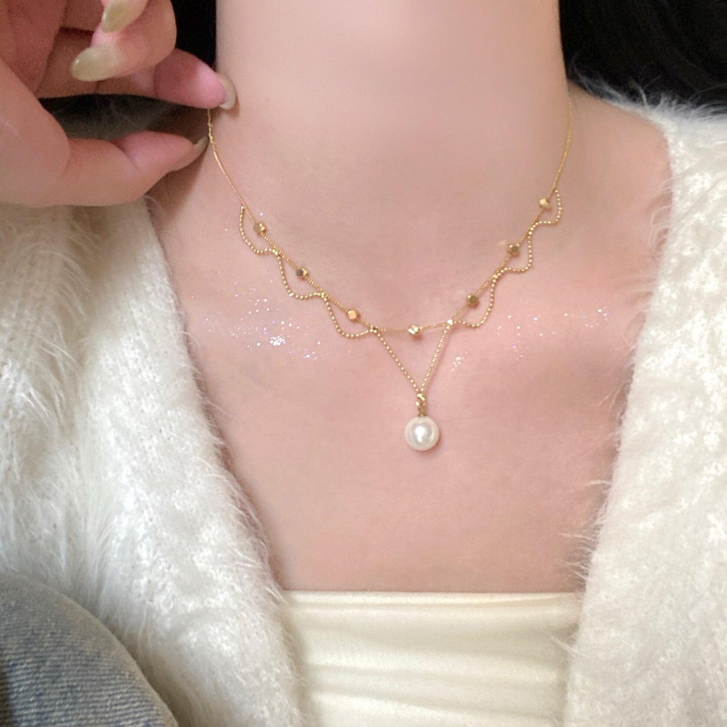 Women's Wind Clavicle Chain Design Love High-grade Necklace