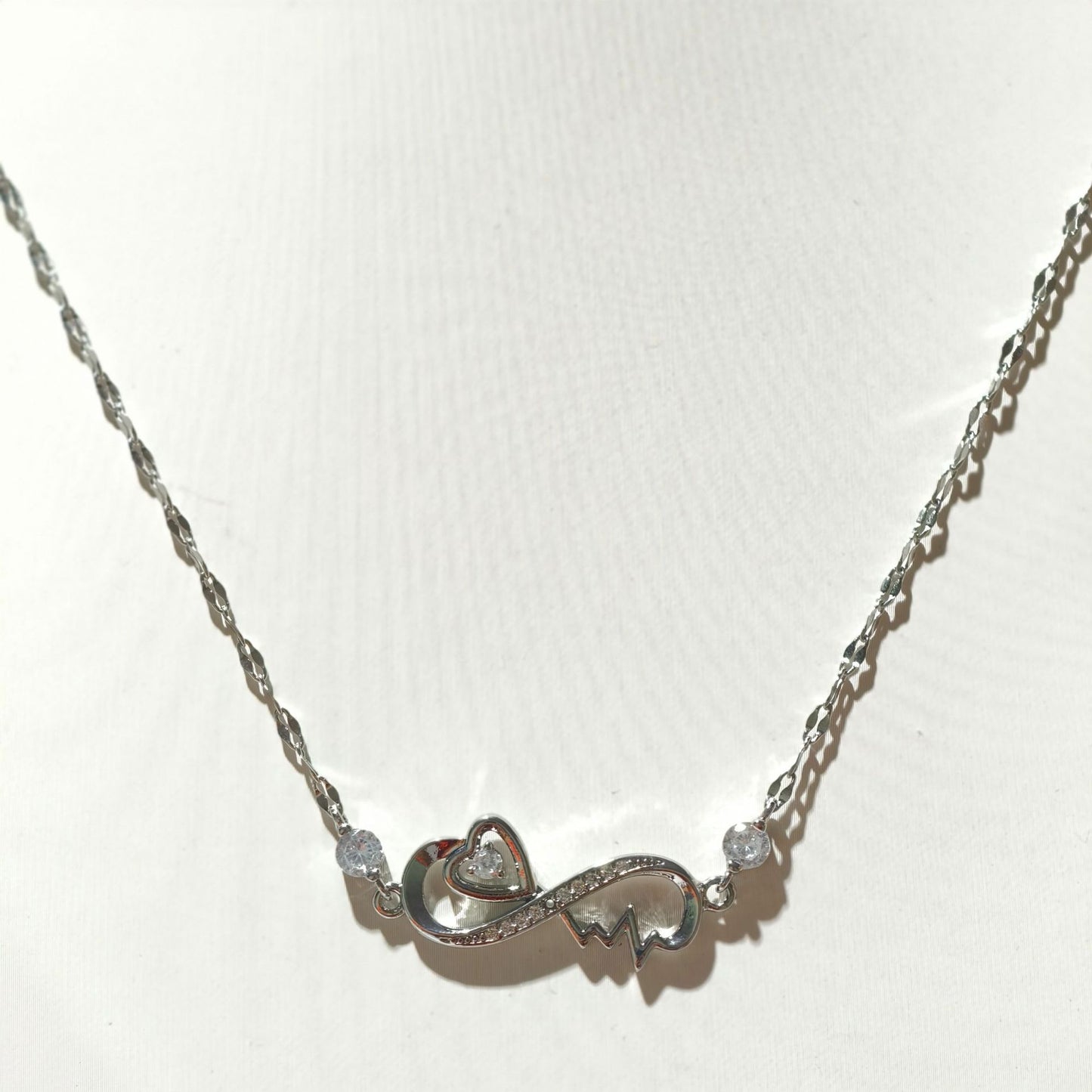 Clavicle Chain Adjustable Fashion Personality Commuter Copper Zircon Jewelry Set