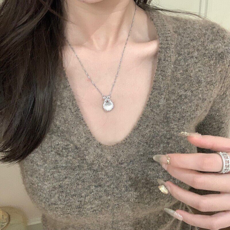 Women's Wind Clavicle Chain Design Love High-grade Necklace