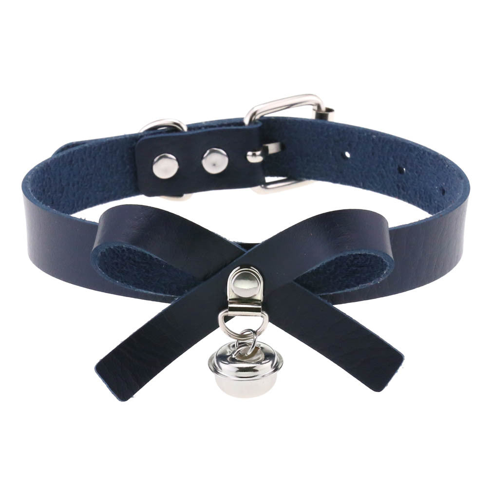 Punk Soft Graceful Bow Neckband Sexy Clang Collar