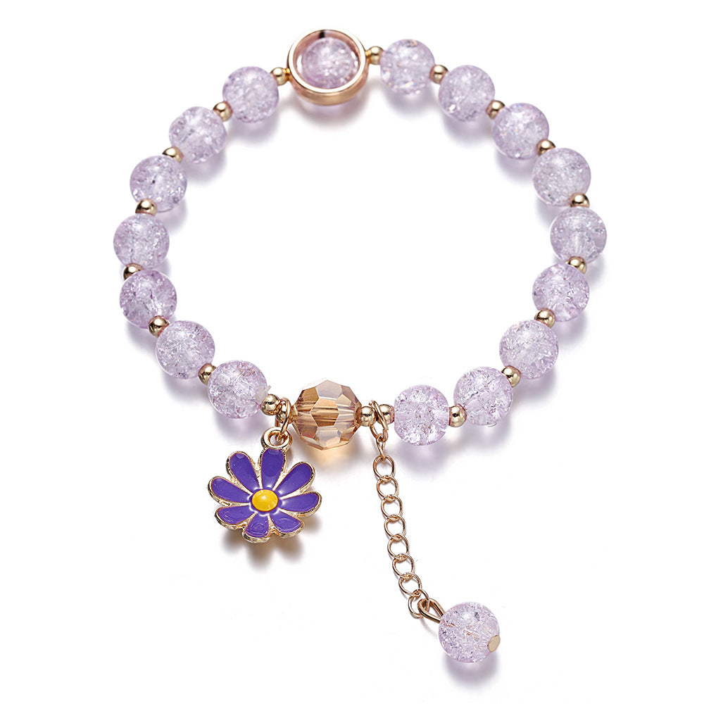 Cream Two-color Lily White High-grade Sense Bracelets