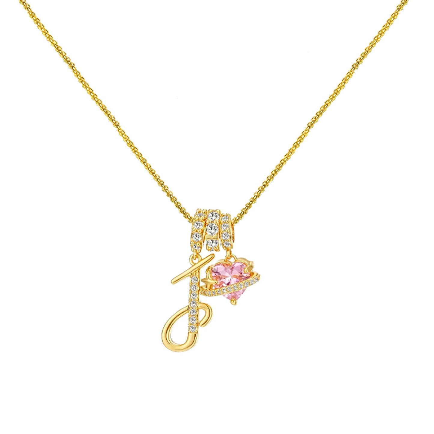 Dopamine English Letter Light Luxury Minority Necklaces