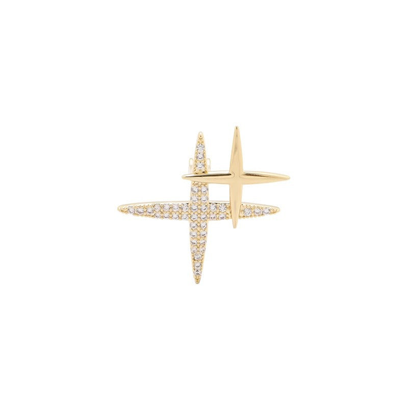 Men's Small Star Brooch Personalized Graceful Wild Brooches