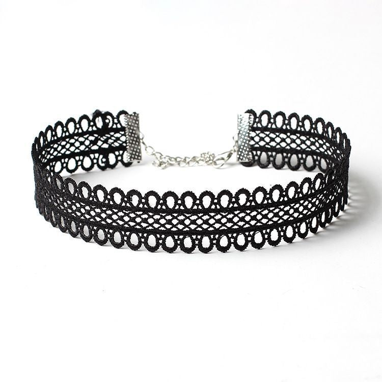 New Gothic Neck Band Combination Lace Collar