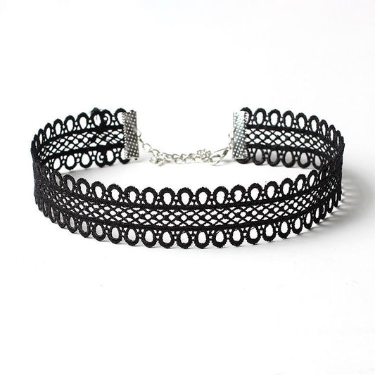 New Gothic Neck Band Combination Lace Collar