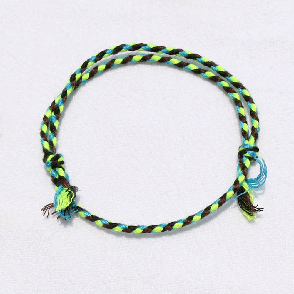 Hand-woven Tibetan Hand Rub Thread Carrying Bracelets