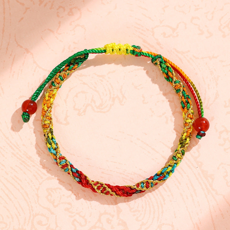 Children's Dragon Boat Festival Colorful Rope Hand-woven Bracelets