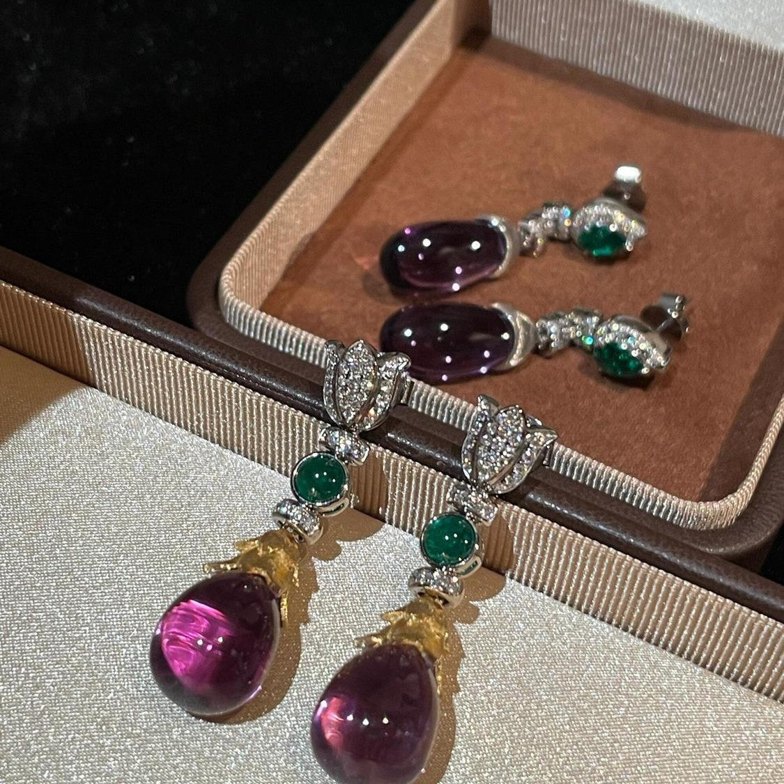 Women's Crystal Flash Zircon Light Luxury Earrings