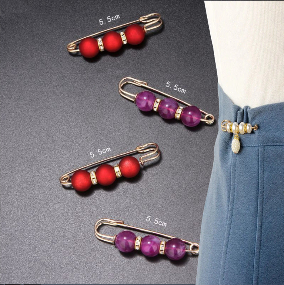 Fixed Clothes Clip Slimming Artifact Brooch Brooches