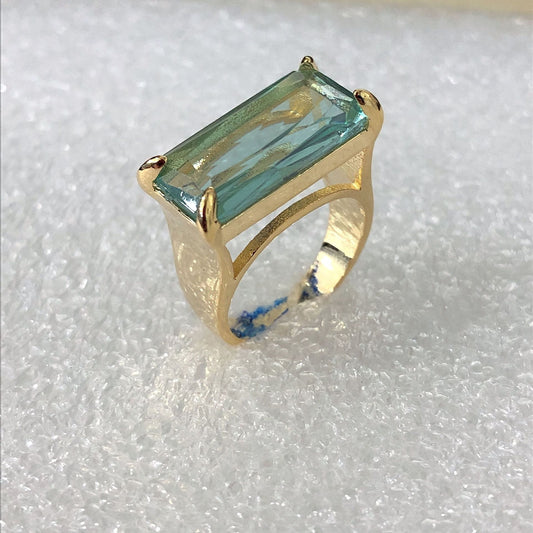 Women's & Men's Copper Inlaid Zircon Rings