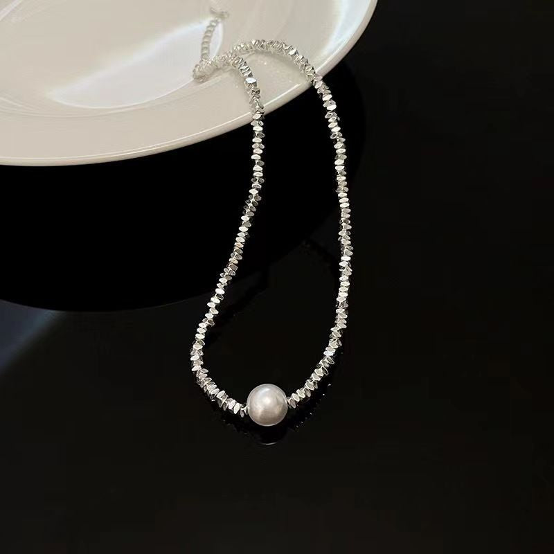 Imitation Pearl High-grade Design Clavicle Chain Special Interest Light Luxury Bracelets