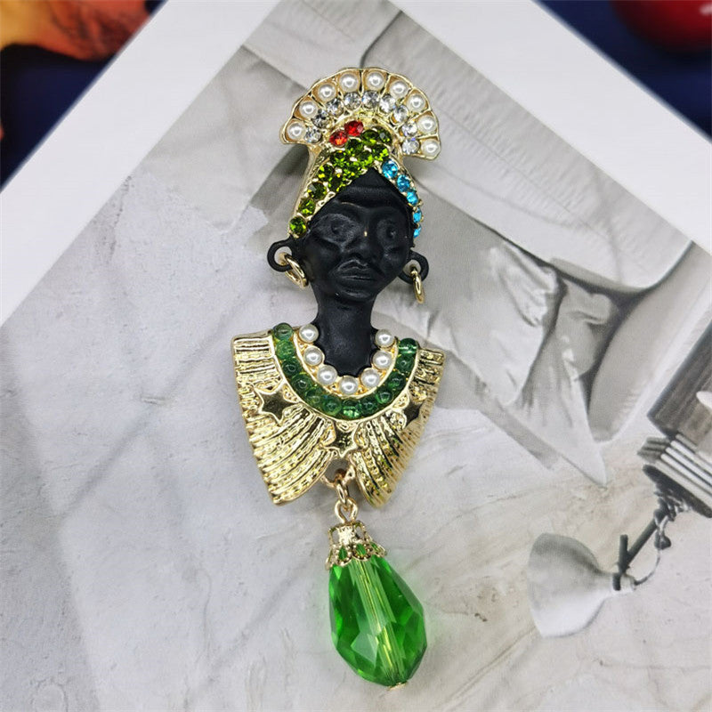 Women's & Men's Style Design Gemstone Brooch Party Dress Jewelry Accessories
