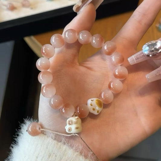 Glass Finished Exquisite Night Market Winter Bracelet