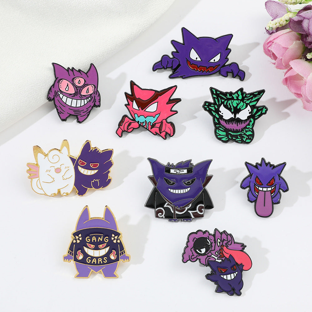 Cartoons Animation Brooch Poke Ball Badge Brooches