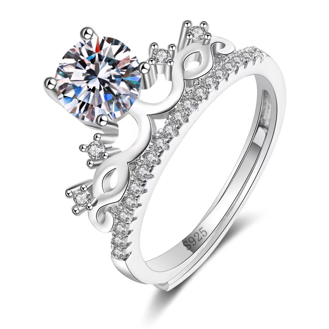 Streaming On Moissanite Female Affordable Luxury Fashion Rings