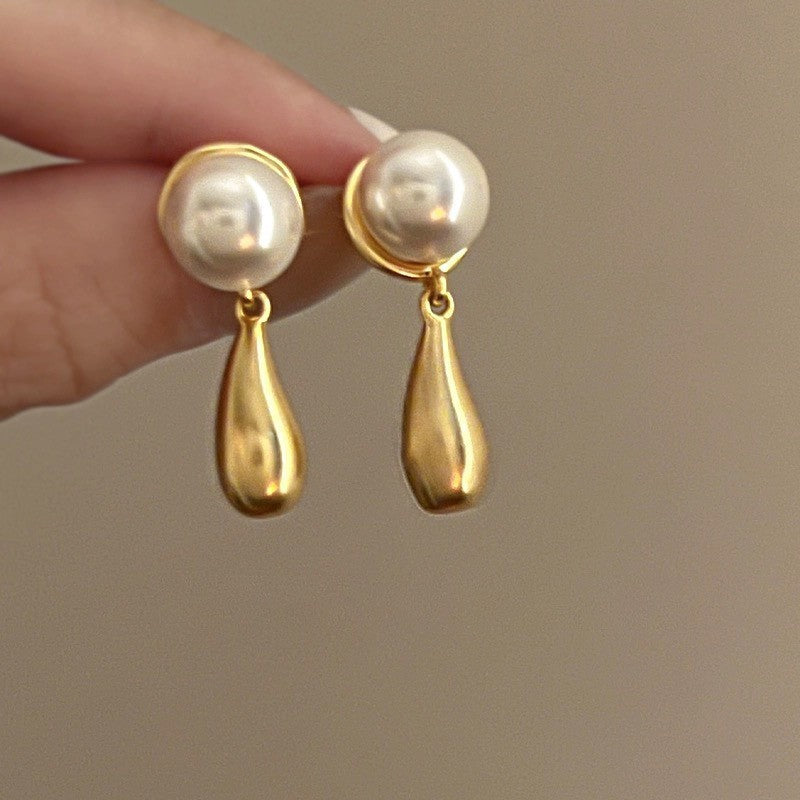 Women's Pearl Retro Minority High-grade High Profile Rings