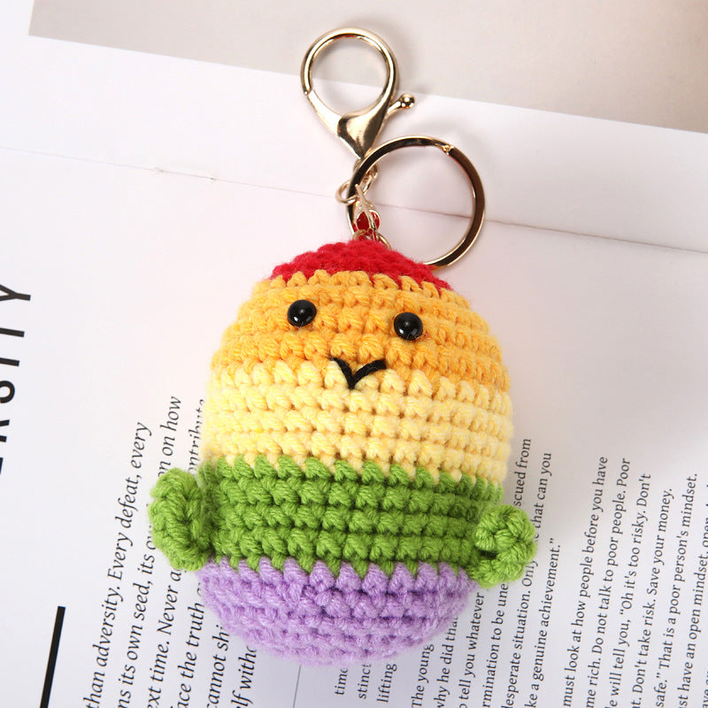 Finished Woven Series Toys Croissant Toast Hanging Ornaments