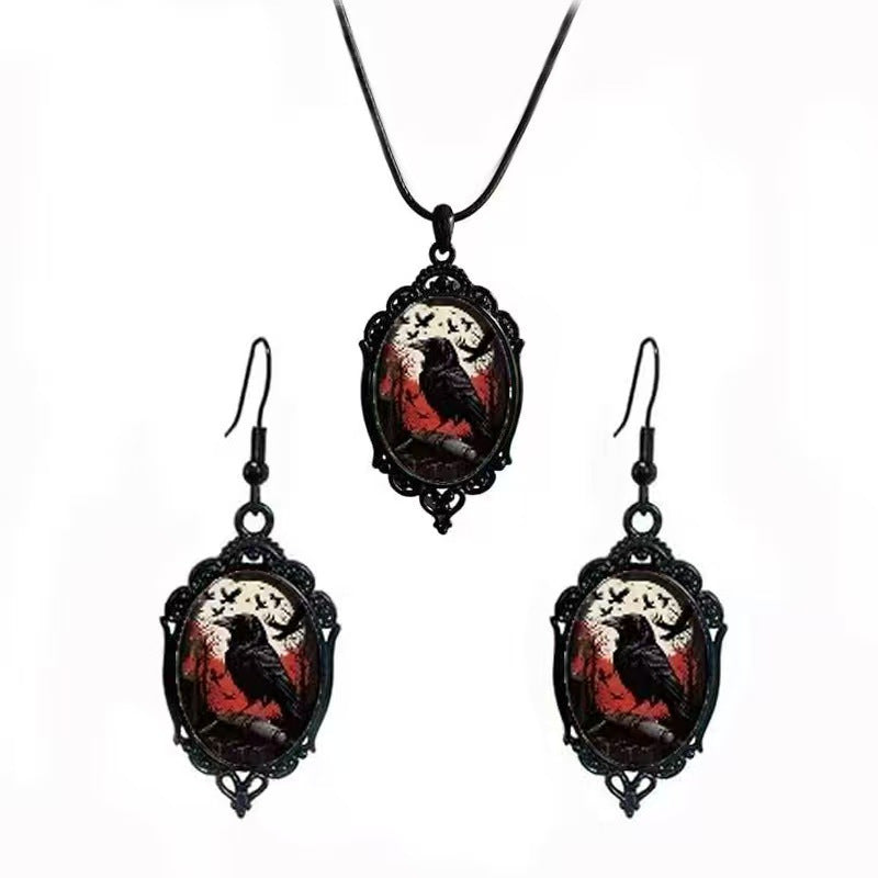 Fashion Elegant Glass Suite Romantic Gift Jewelry Set