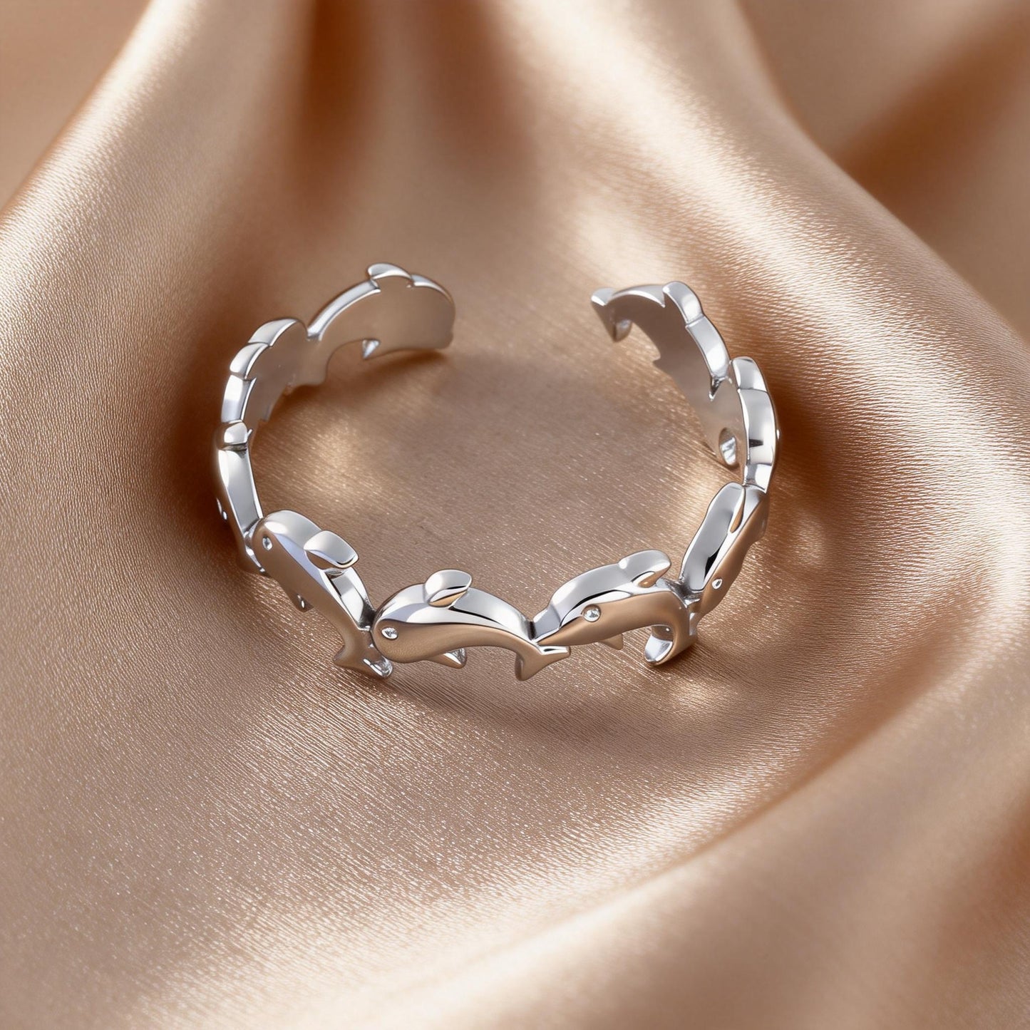 Steel Open-end Niche High-grade Fashion Trend Affordable Luxury Style Ring