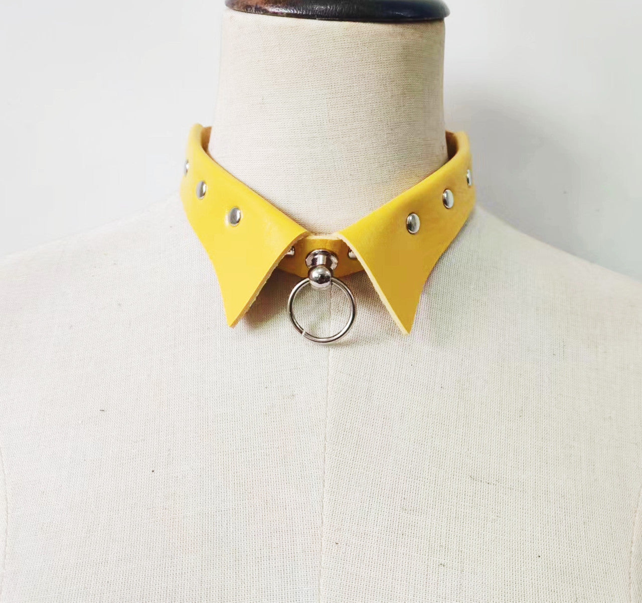 Personality Punk Gothic Leather Simple Trend Collarbone Necklet Collar