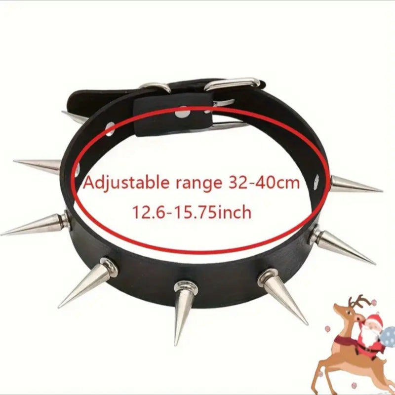 Rivet Punk Nightclub Personality Fashion Ladies Clavicle Collar