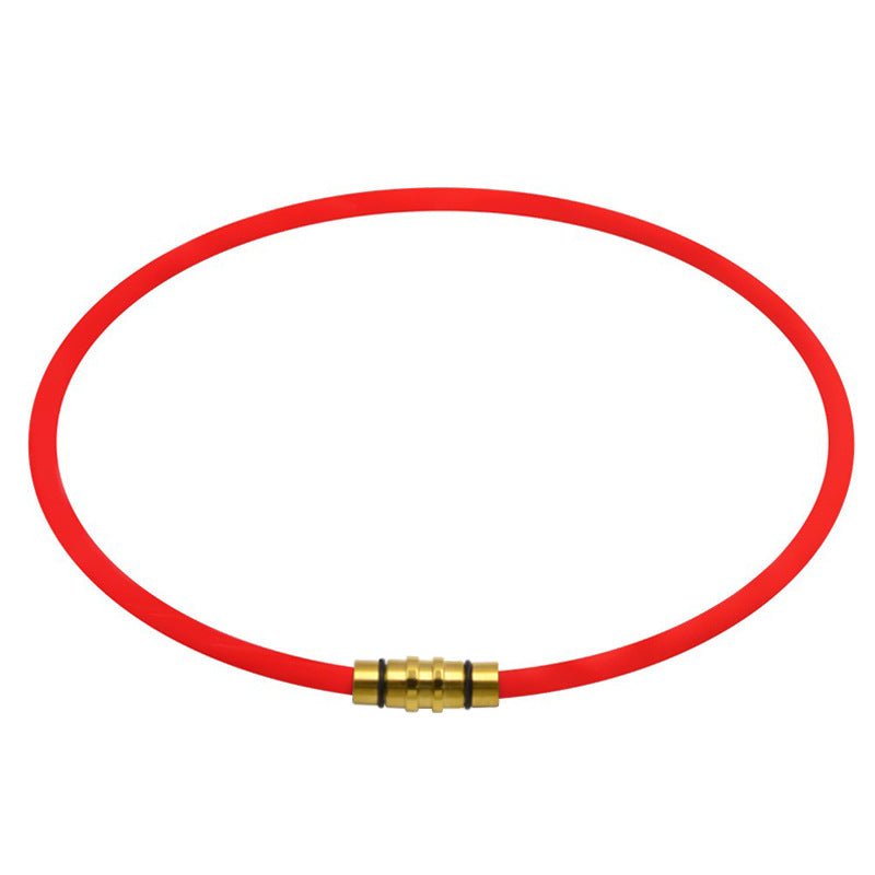 Women's & Men's Anion Collar Energy Balance Magnetic Snap Outdoor Necklaces