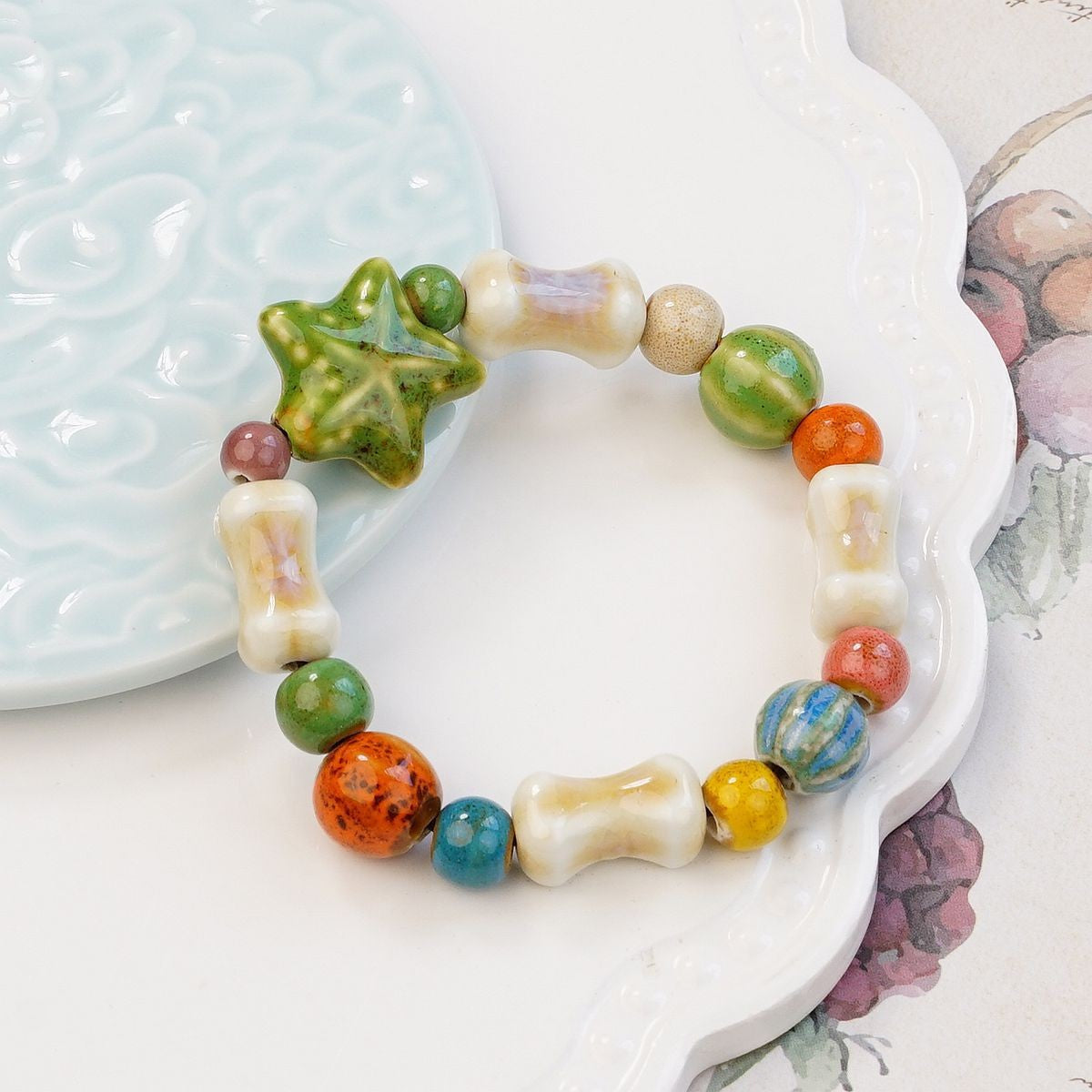 Ceramic Design High-grade Female Sweet Travel Simple Fresh Bracelet