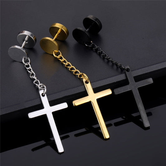 Round Simple Ear Clip Temperament Big Alloy Rings