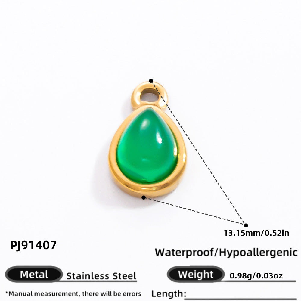 Inlaid Color Diamond Candy Moon Heart Earrings