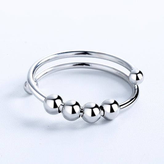 Women's & Men's Creative Stress Relief Accessories Geometric Beaded Rings