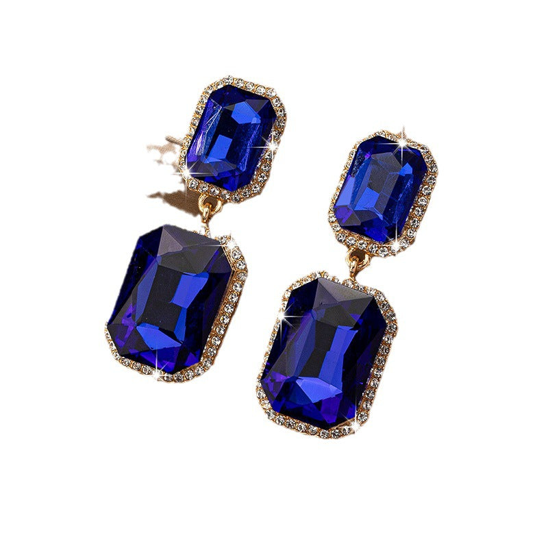 Retro Fashion Geometry Pattern Personality For Earrings