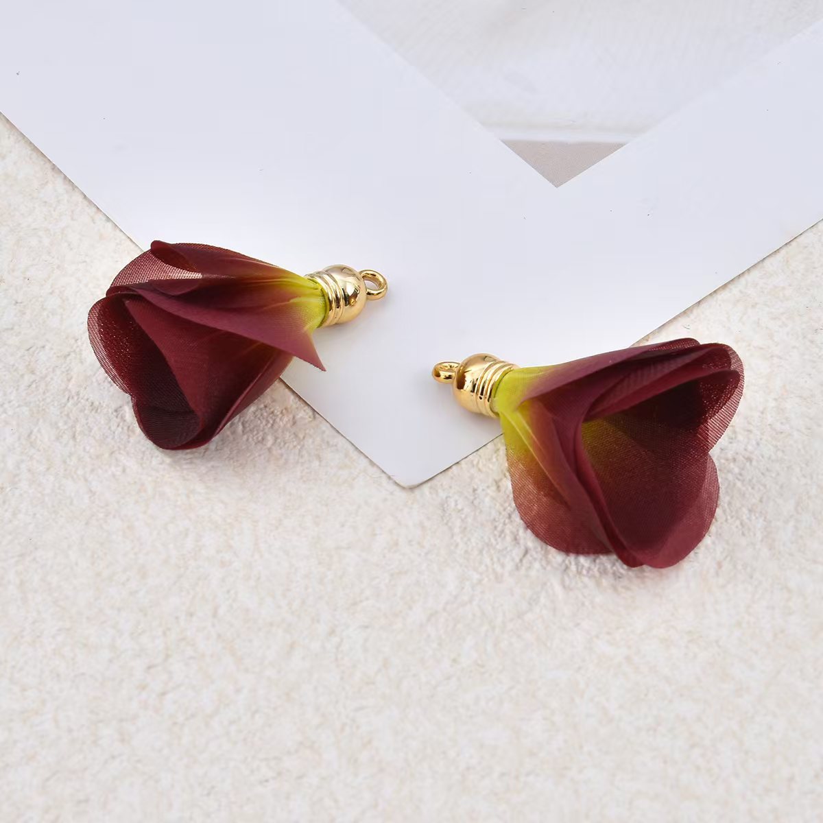 Charming Fashion Gourd Bottom Flower Colorful Jewelry Accessories