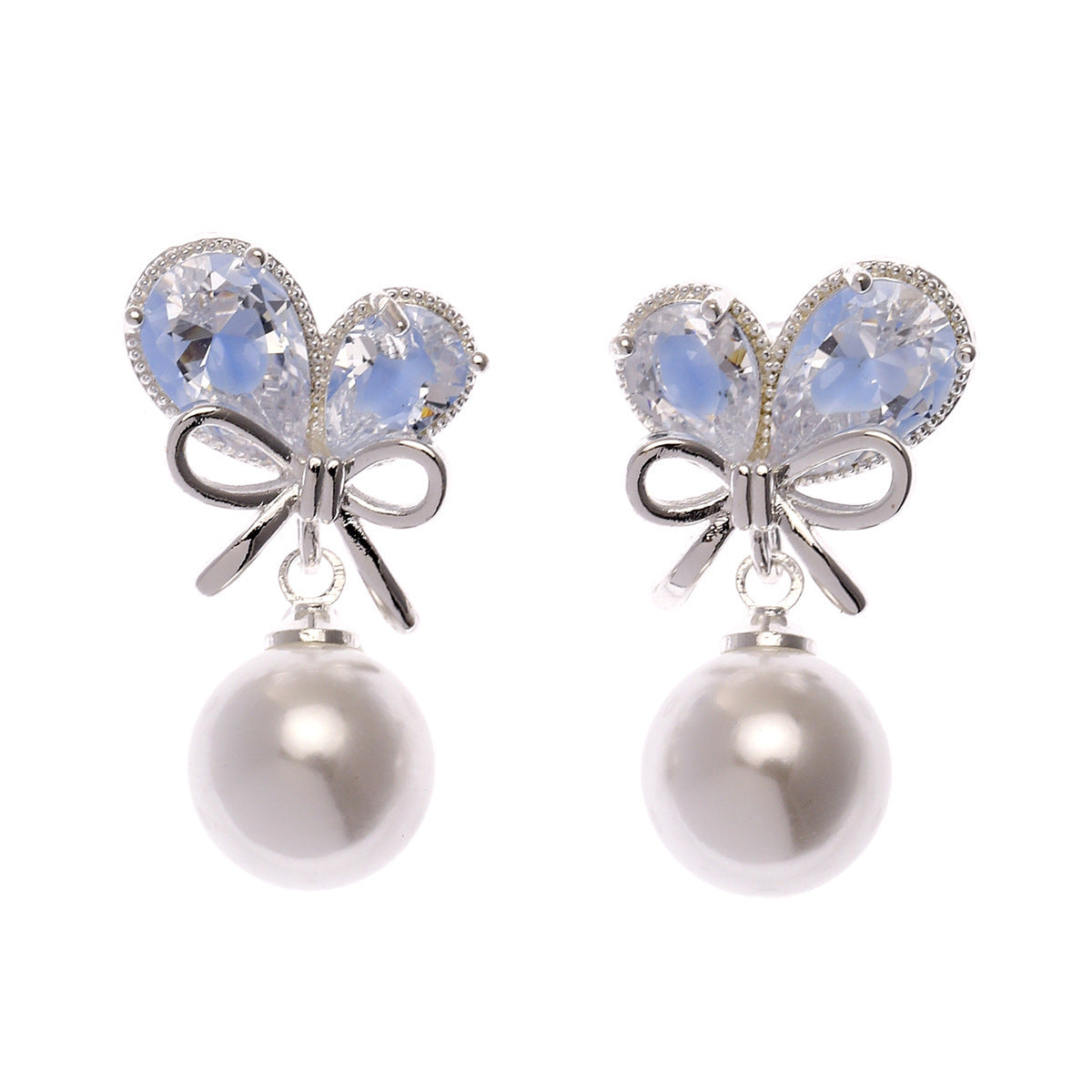 Summer Colorful Millennium Rose Cut Zircon Light Luxury Earrings