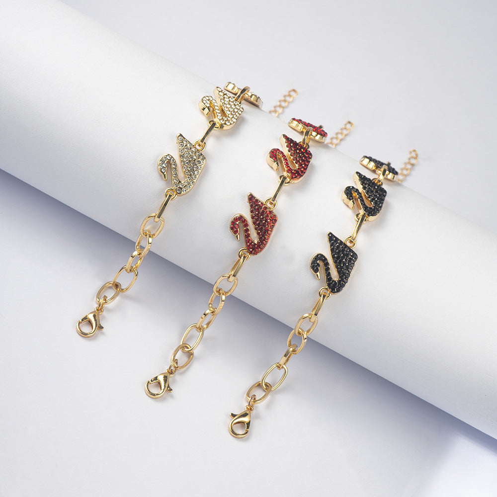 Women's Swan Female Niche High Sense Bracelets