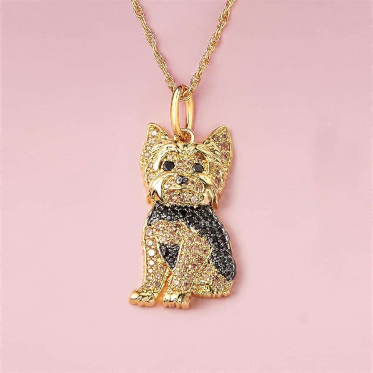 Yorkshire Dog Exquisite Zinc Alloy Die Casting Pendants