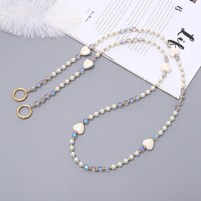 Phone Case Lanyard Handmade Beaded Bag Hanging Ornaments