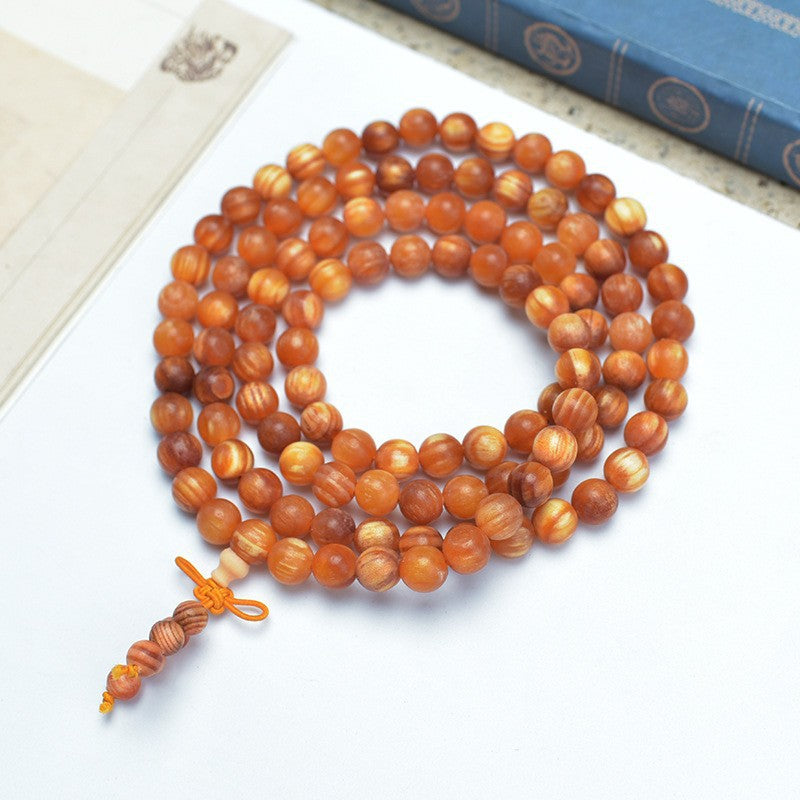 Women's & Men's Authentic Pterocarpus Wood Buddha Beads Batch Bracelet